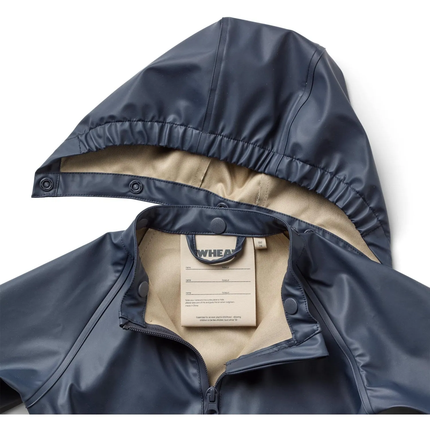 Commuting Hood Fit Wheat Ink Rainsuit Mika