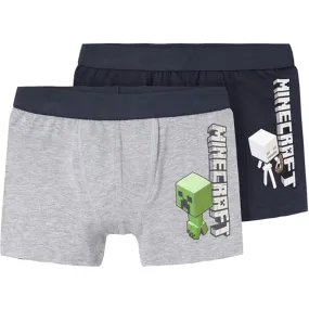 Name it India Ink Olas Minecraft Boxers 2-pack Go Anywhere Eco Sustainable