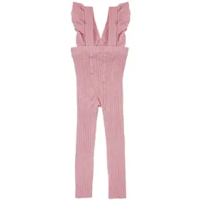 C??ndor Flounced Tights Pale Pink Loose-fit Elderly