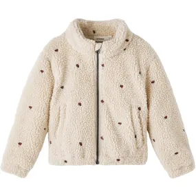 Comfort Fit Lil'Atelier Fog Nalo Sherpa Loose Jacket