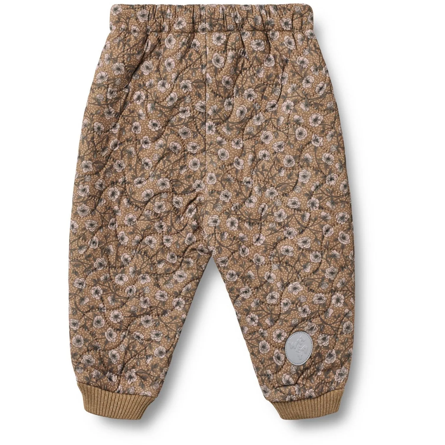 Cuffed-Sleeve Wheat Caramel Anemones Thermo Pants Alex