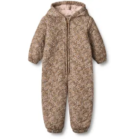 Wheat Caramel Anemones Thermosuit Hayden Comfortable fit shirt Cuffed-Sleeve