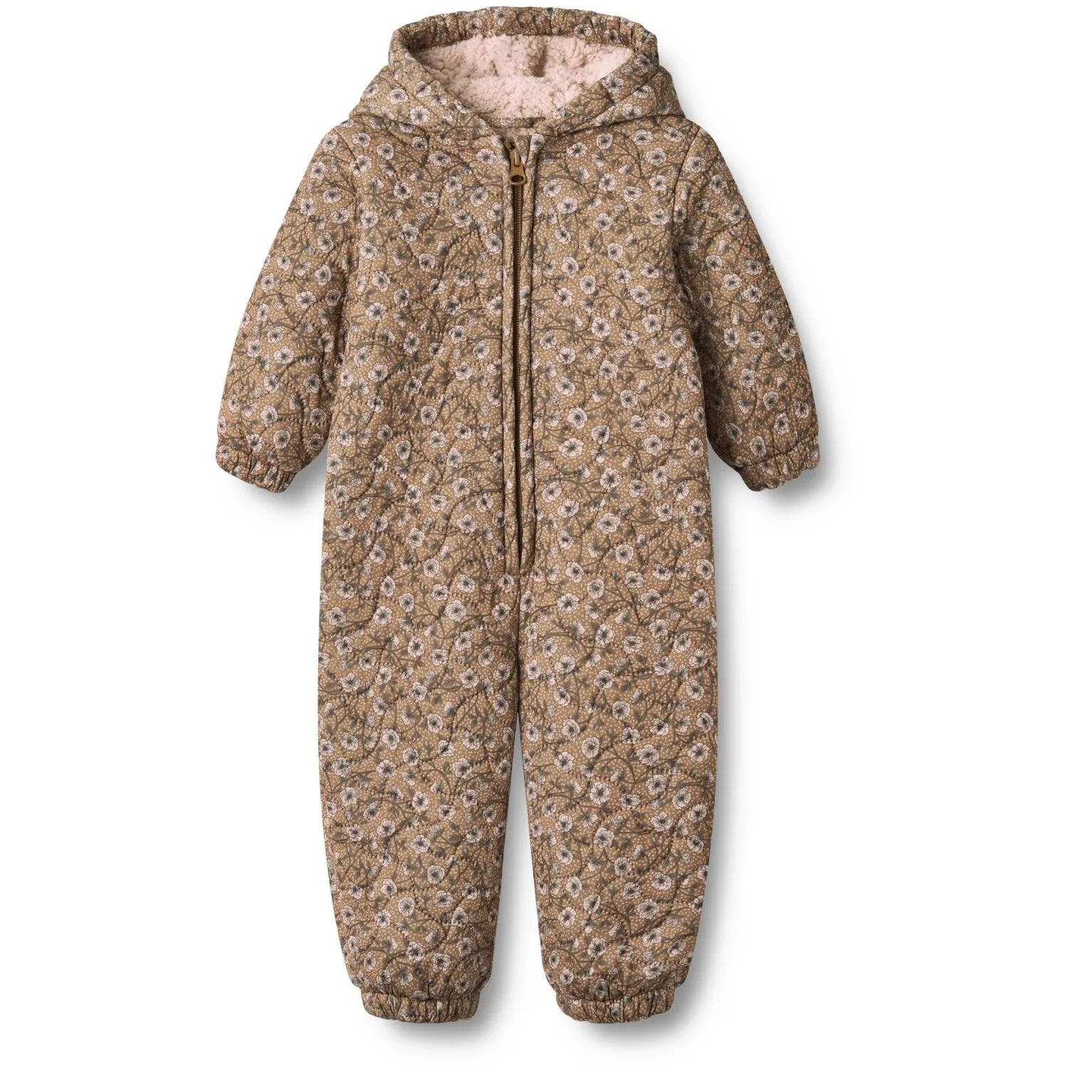 Spread-Collar Wheat Caramel Anemones Thermosuit Hayden