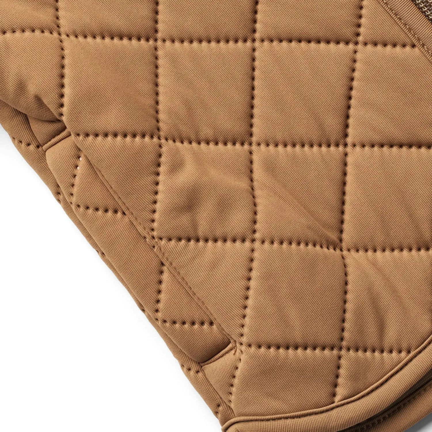 Wheat Caramel Thermo Jacket Loui Stud-Detail Flap-Detail