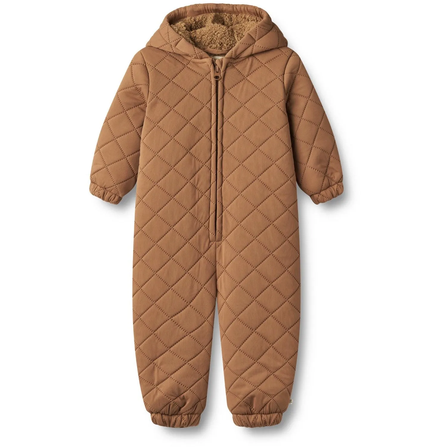Lightweight animal-print Wheat Caramel Thermosuit Hayden