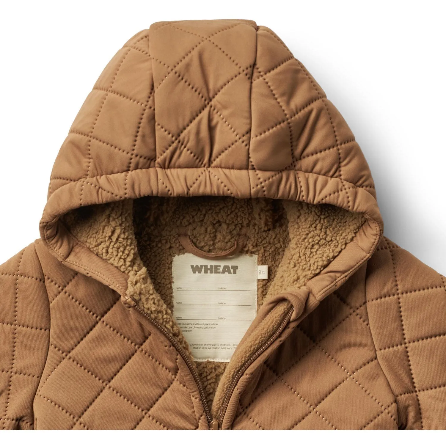 Wheat Caramel Thermosuit Hayden Printed-Lining