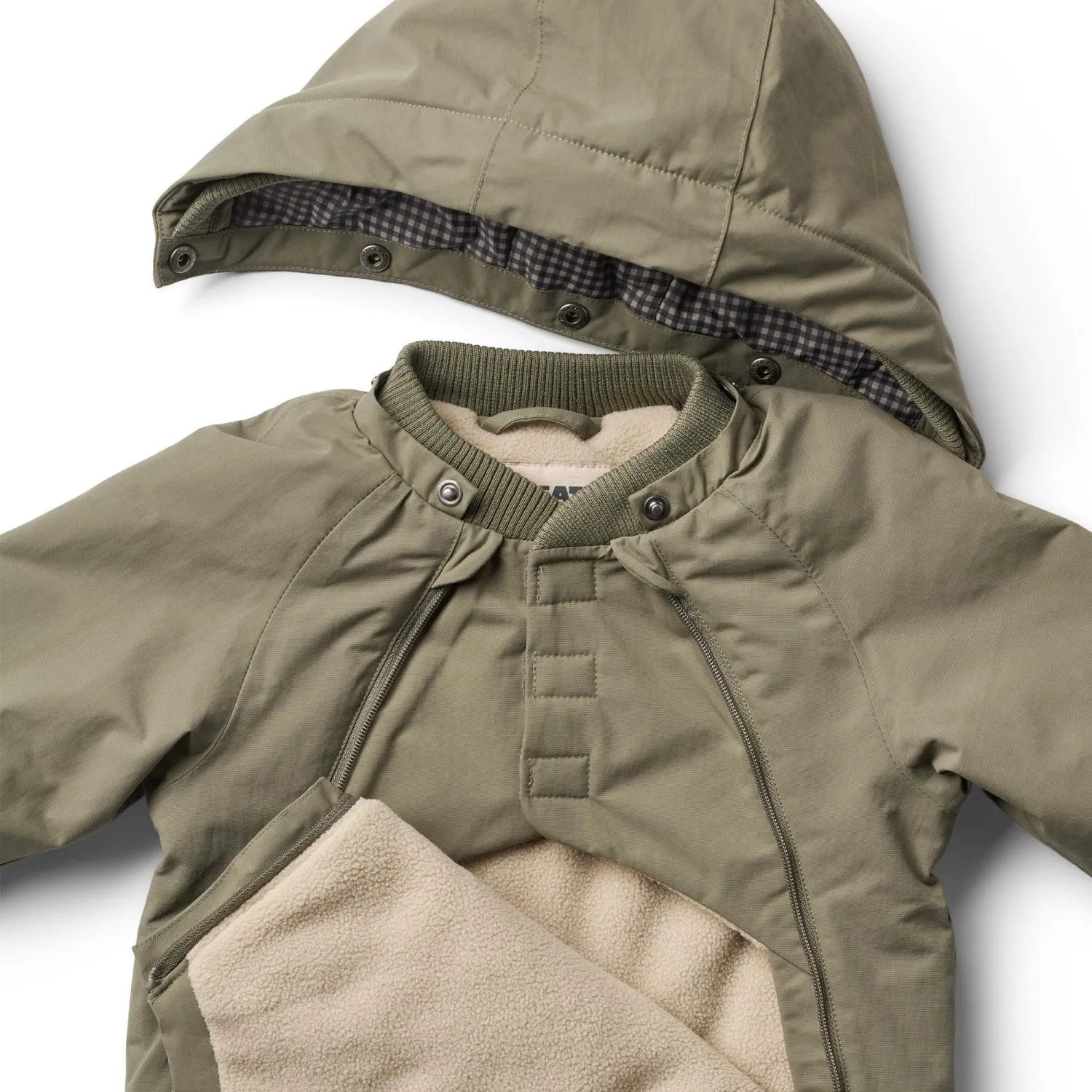 Check Wheat Dry Leaves Jacket Sascha Tech