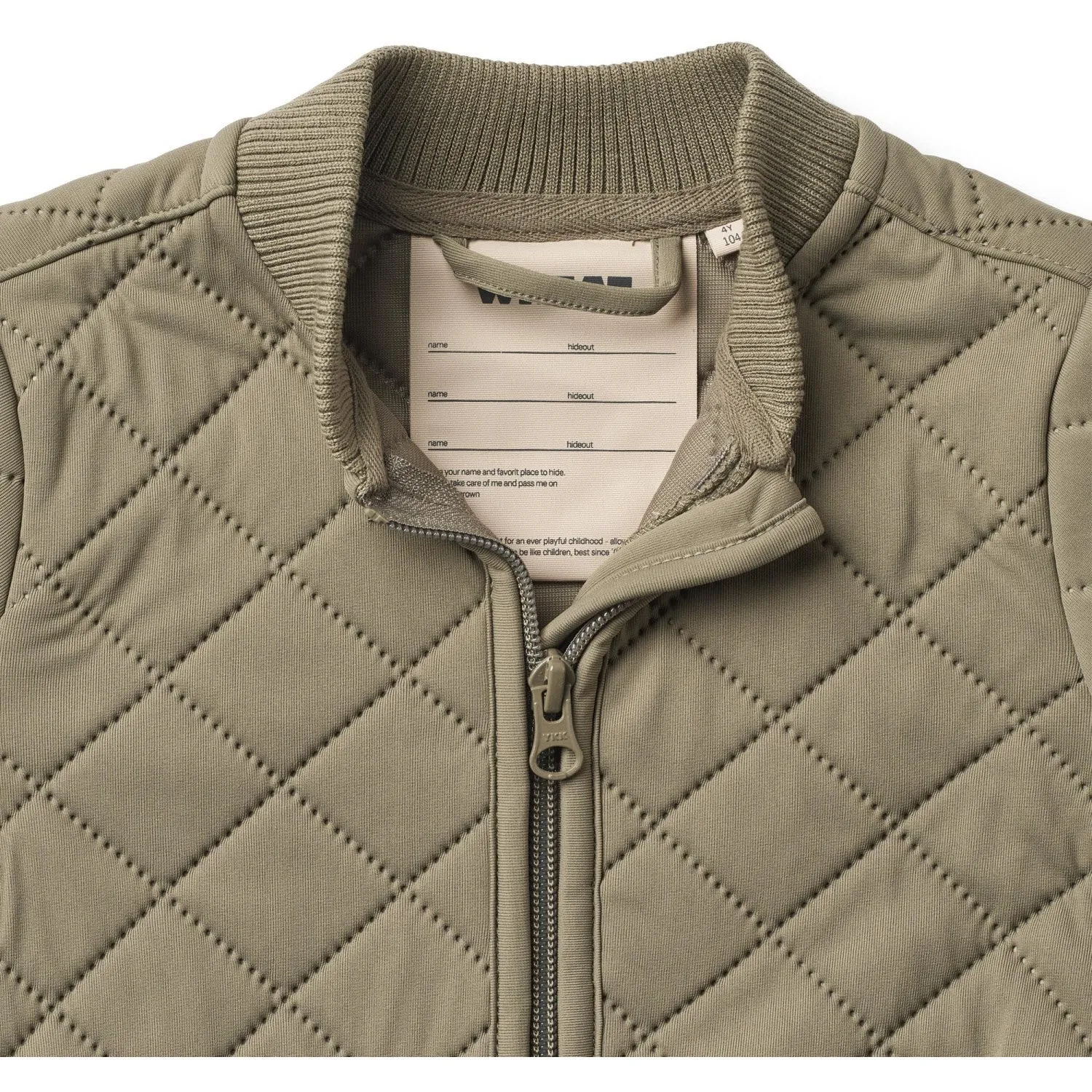 Wheat Dry Leaves Thermo Jacket Loui Playful-Detail