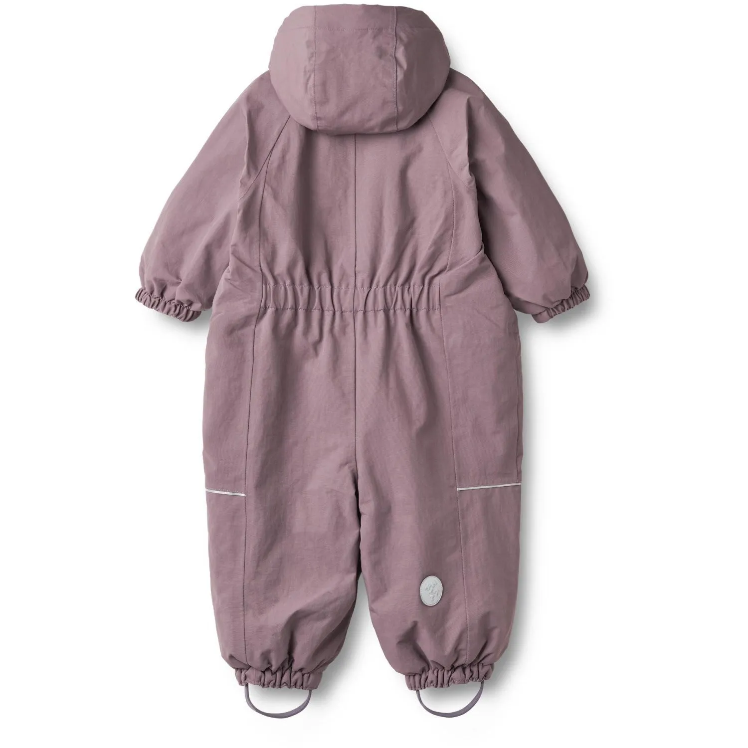 Smocked-Detail Wheat Dry Lilac Snowsuit Adi Tech