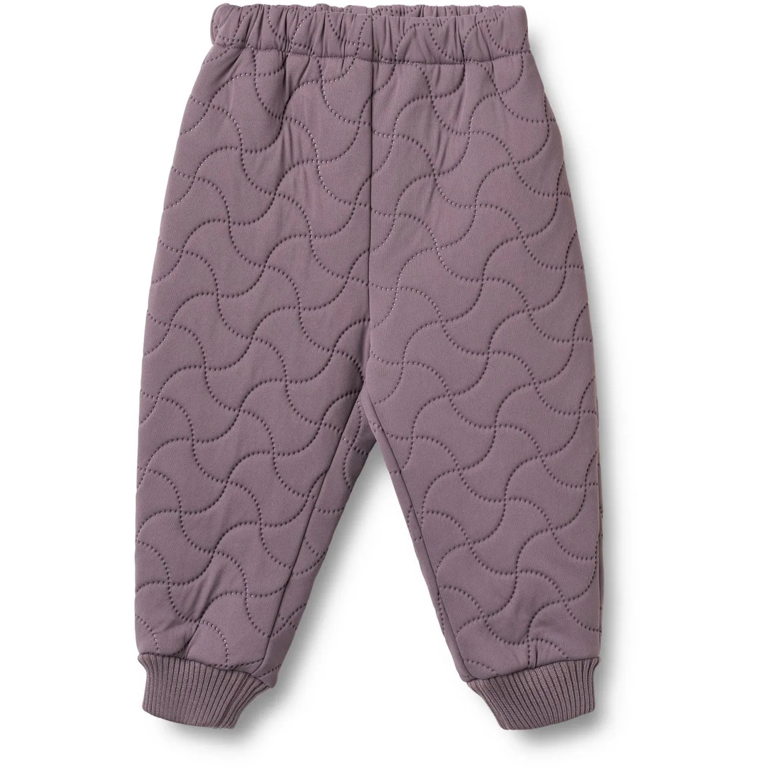Smocked-Detail Wheat Dry Lilac Thermo Pants Alex
