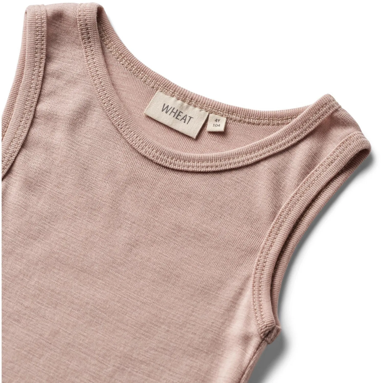Wheat Dry Rose Wool Singlet Iggy Abrasion Reinforced Panels