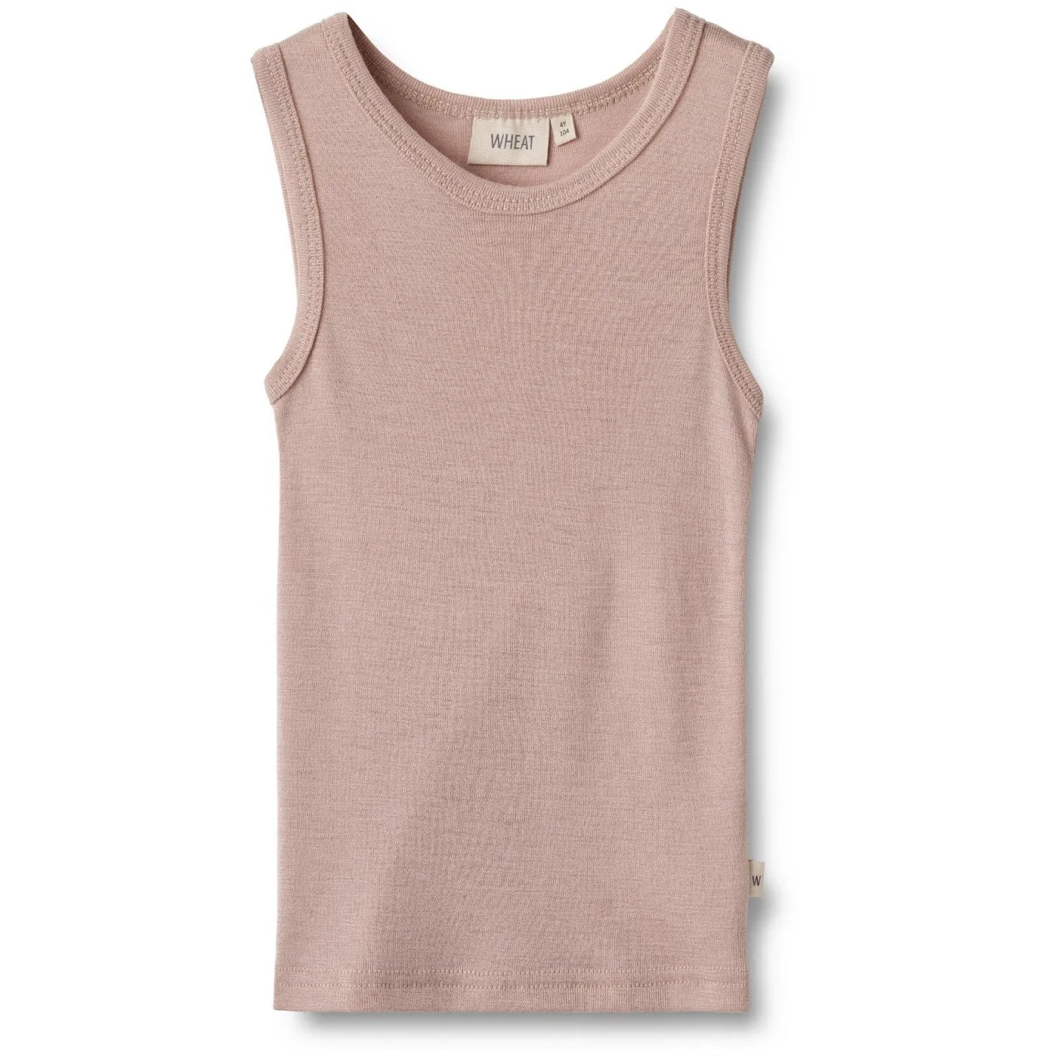 Floral design Wheat Dry Rose Wool Singlet Iggy