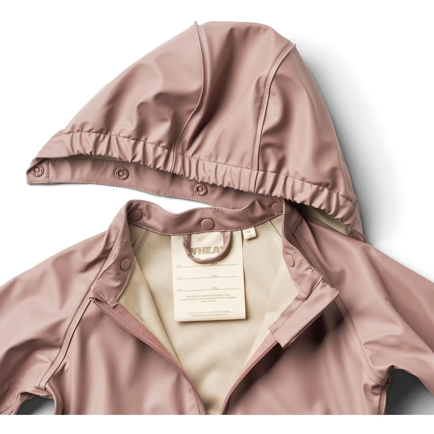Wheat Dusty Lilac Rainsuit Mika Temperature Regulating