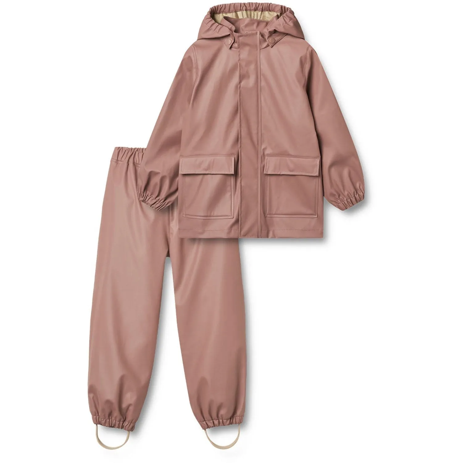 Wheat Dusty Lilac Rainwear Ola Set Quick Fold Shell