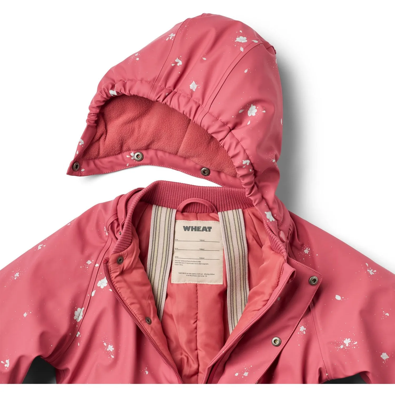 Feminine tie-front top Wheat Floating Flowers Wintersuit Ludo