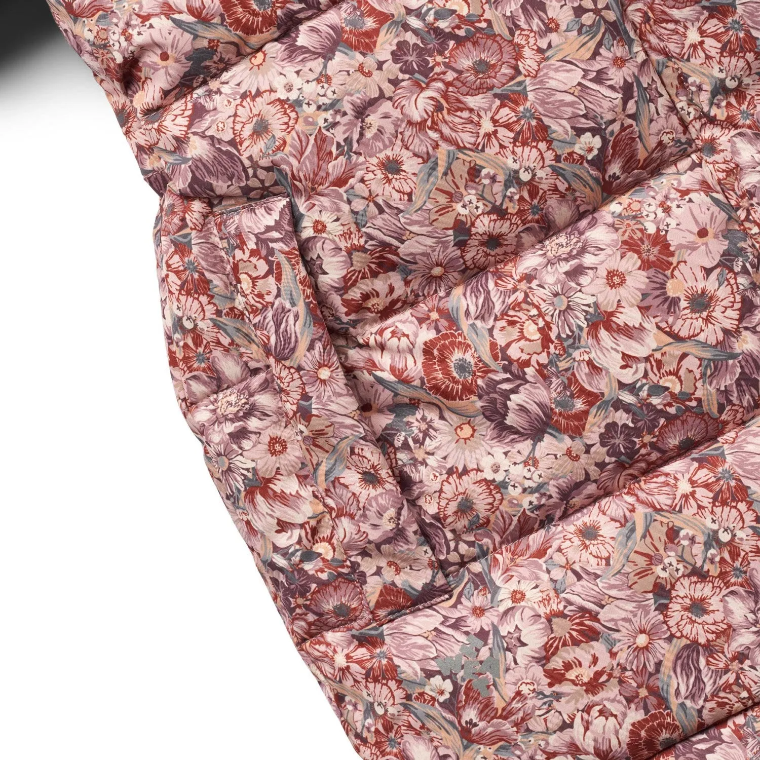 Water-resistant Ruffle-Detail Wheat Flowers In Plenty Puffer Coat Yrsa