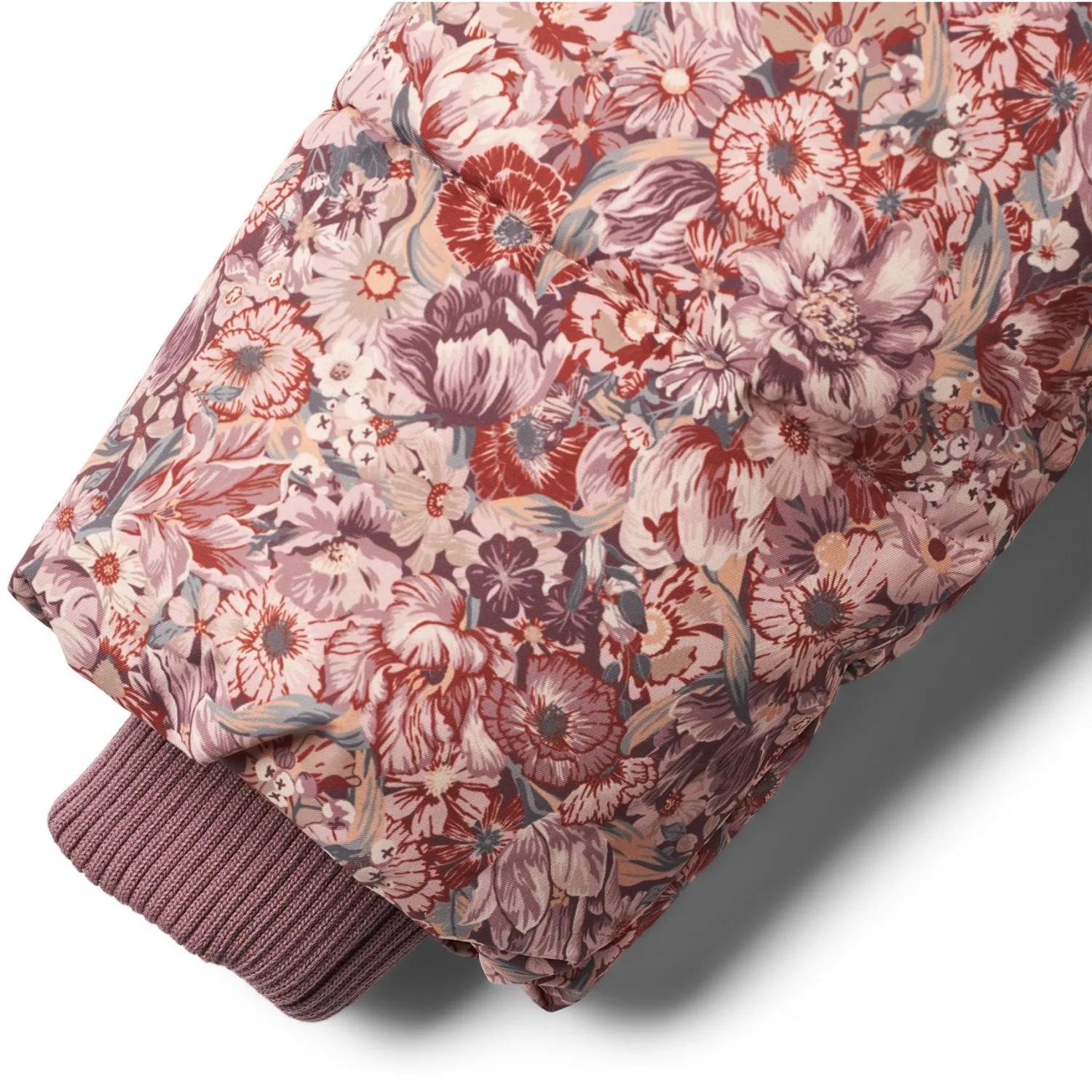 Wheat Flowers In Plenty Puffer Coat Yrsa Statement-Buttons