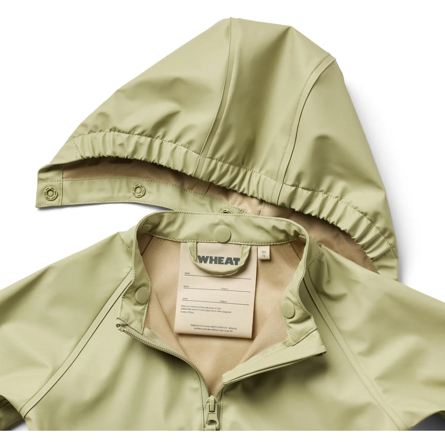 Wheat Green Tea Rainwear Chardy Jacket Outdoor Lifestyle