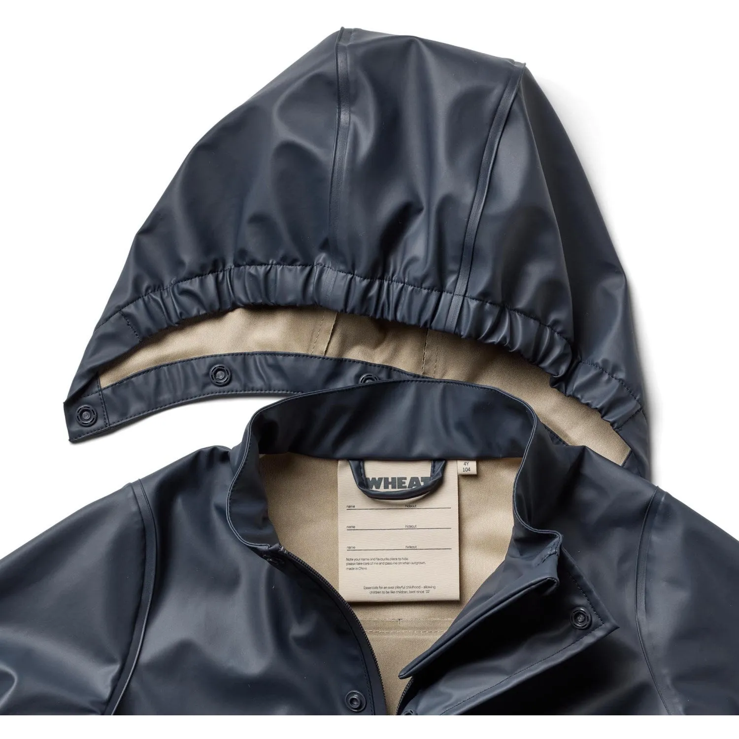 Nature Travel Wheat Ink Rainwear Ollo Jacket