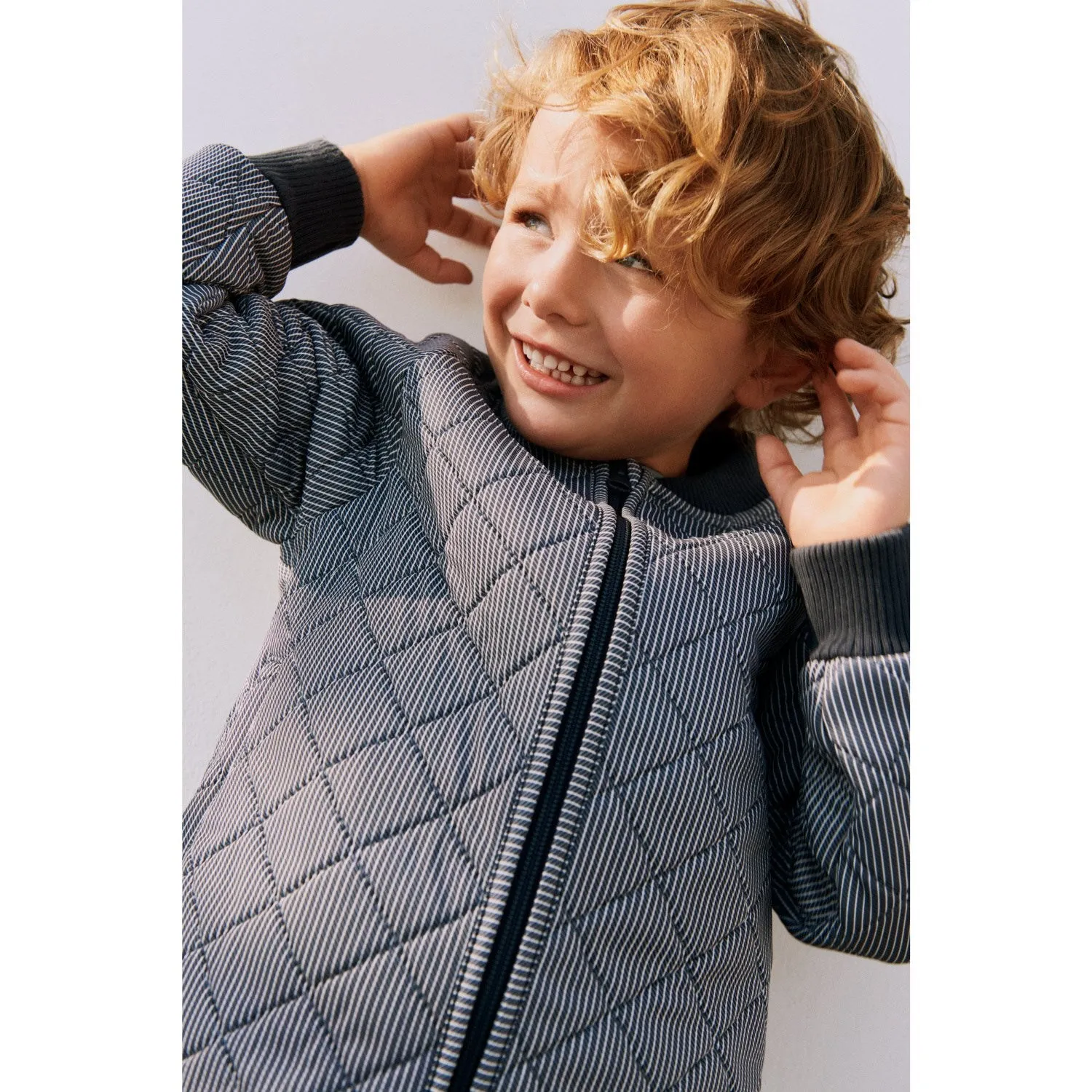 Wheat Ink Stripe Thermo Jacket Sylvester Versatile layered shirt