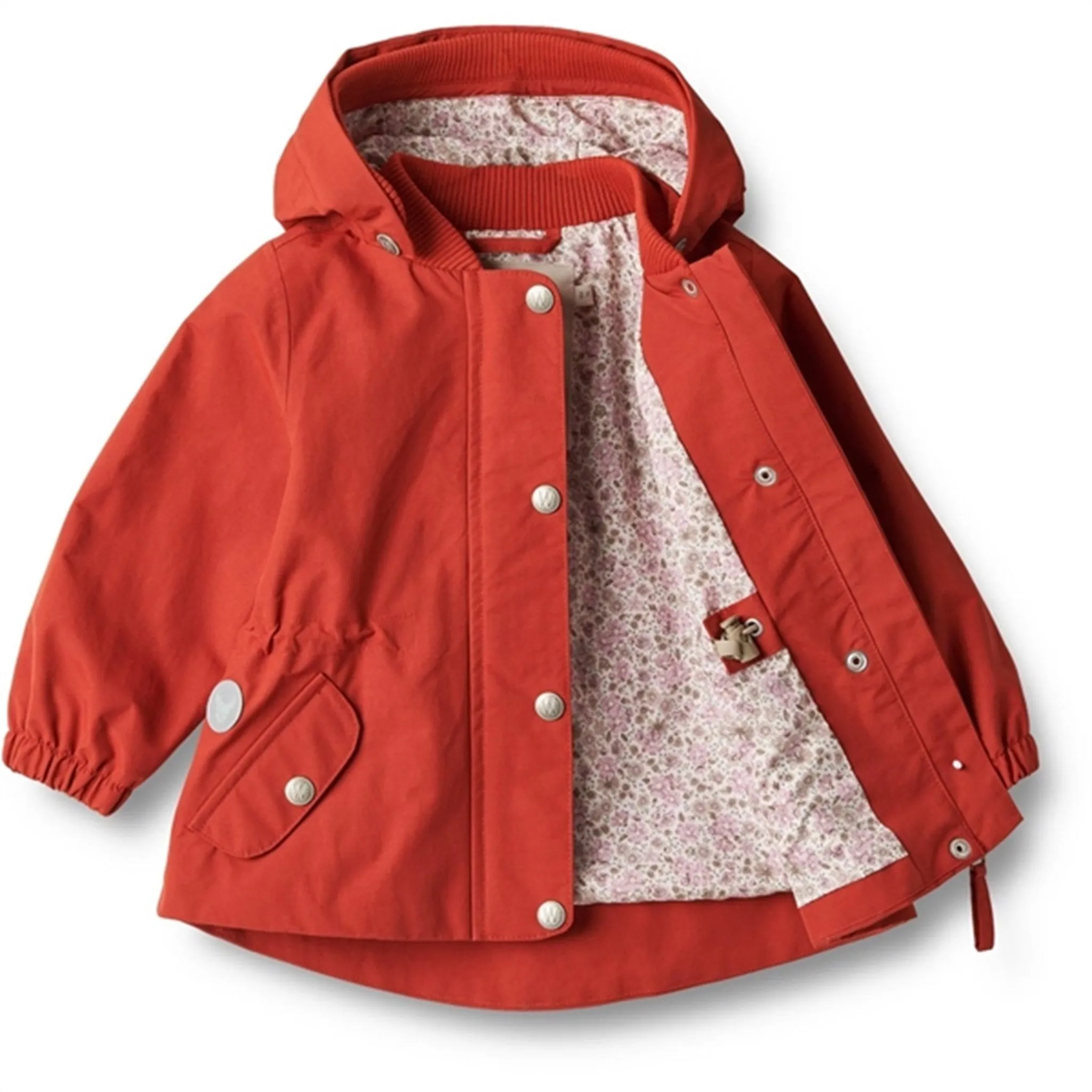 Lockdown Hood Toggle Tear Resistant Fabric Wheat Jacket Ada Tech Red