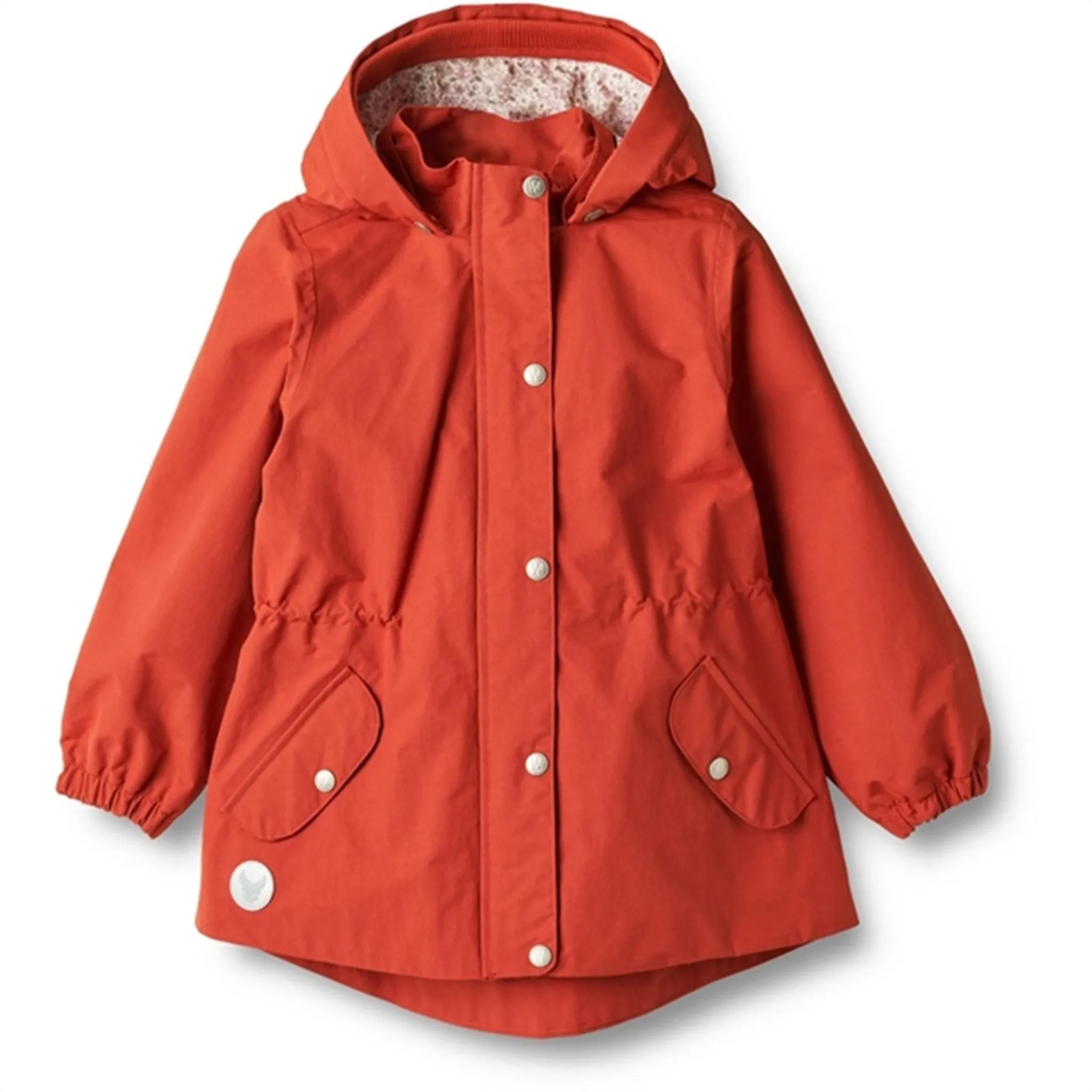 Stand Up Collar Wheat Jacket Ada Tech Red