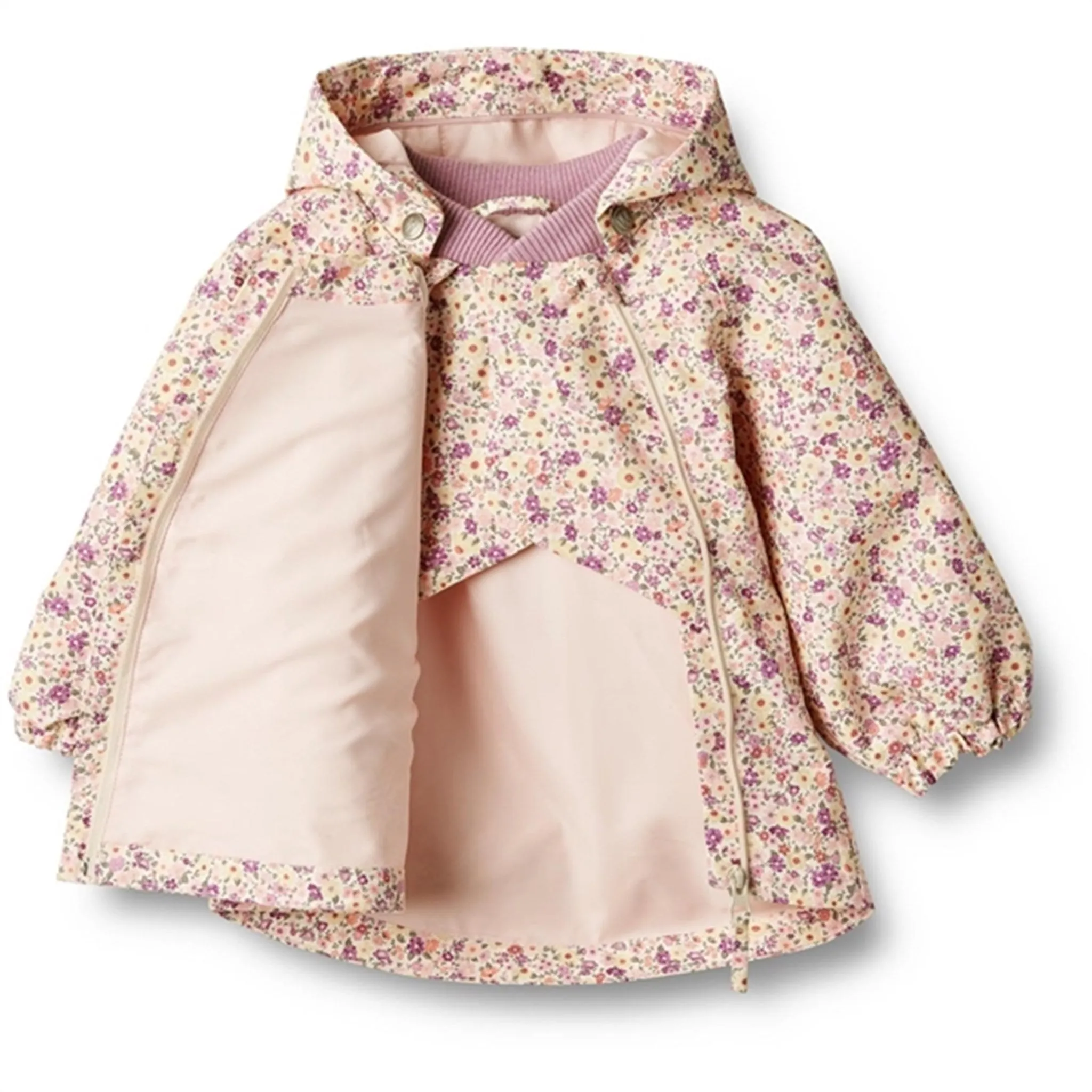 Wheat Jacket Sveo Tech Candy Flowers Graphic Design