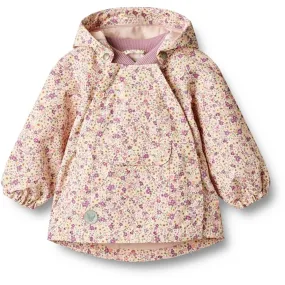 WaterResistantCoating Wheat Jacket Sveo Tech Candy Flowers