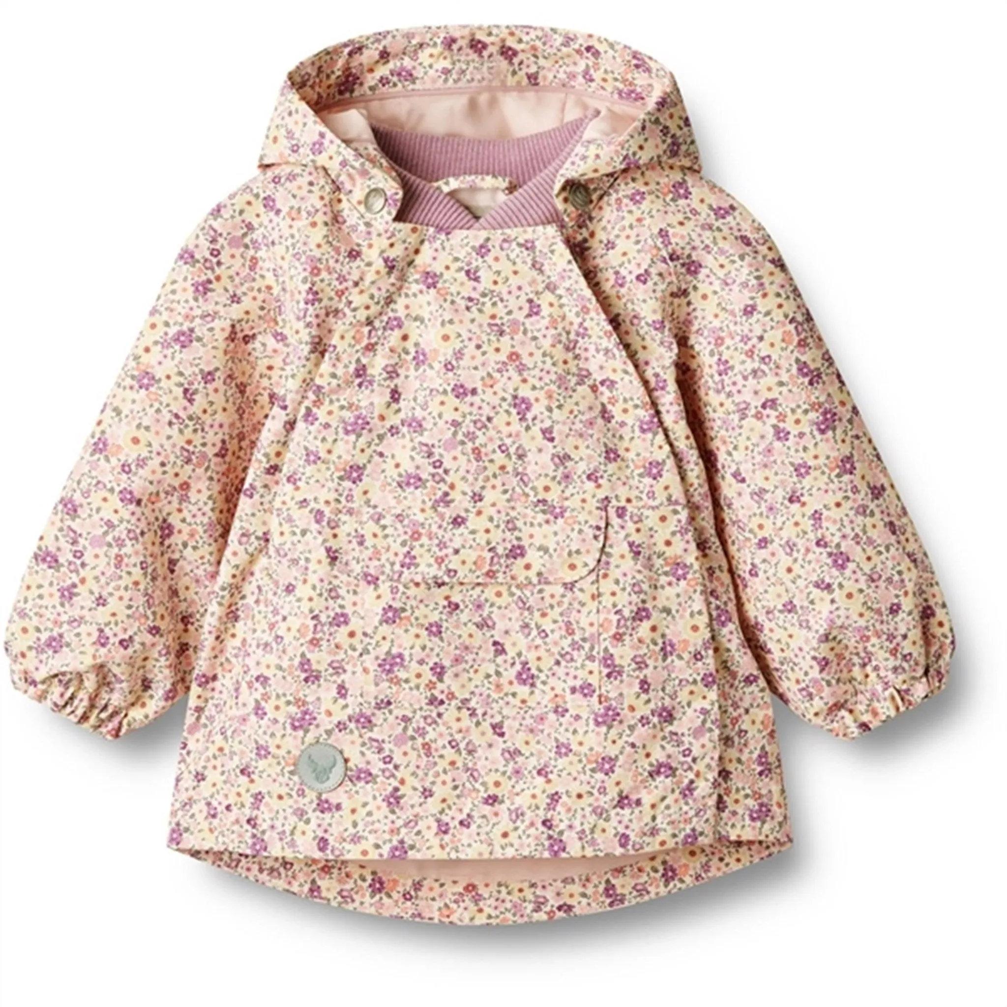 WaterResistantCoating Wheat Jacket Sveo Tech Candy Flowers