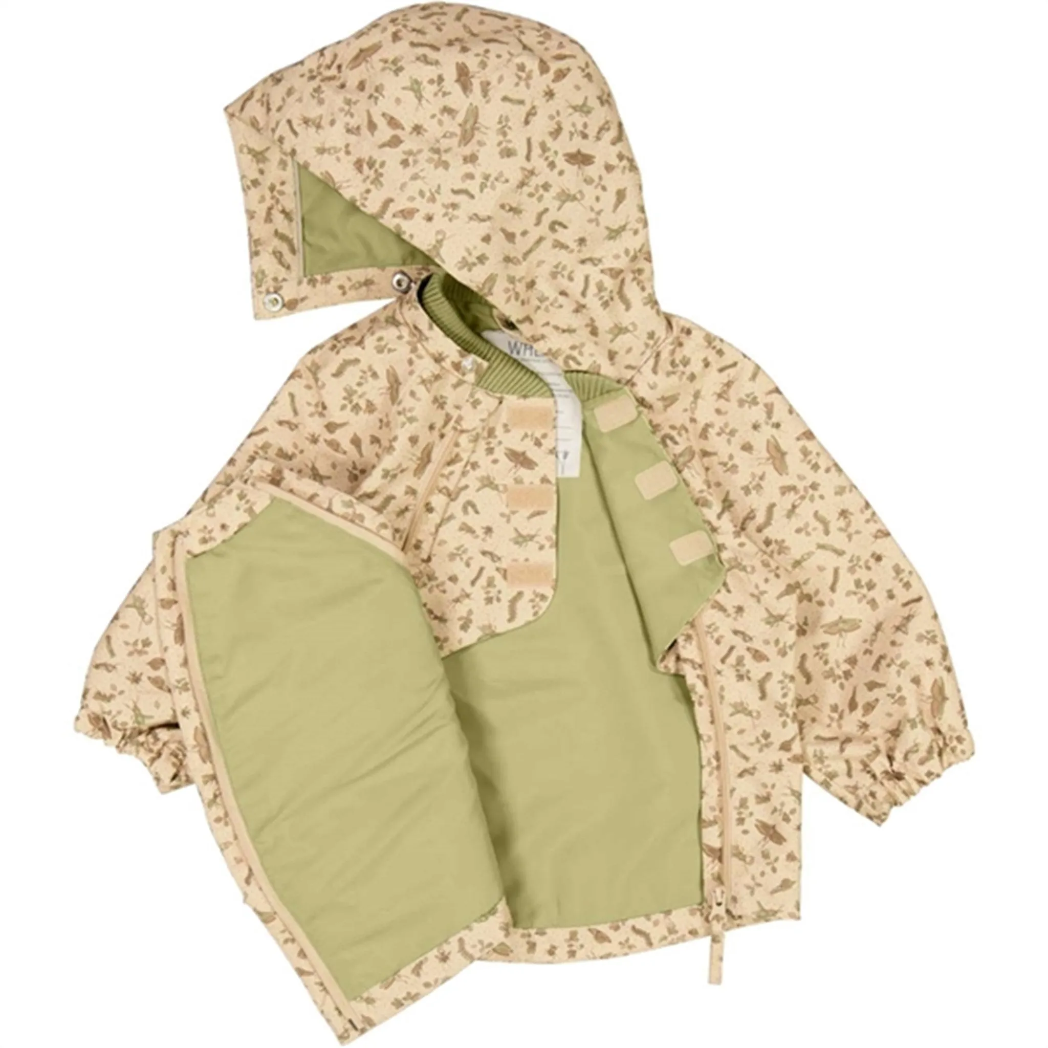 Wheat Jacket Sveo Tech Sand Insects Travel Fashion Hook and loop fasteners