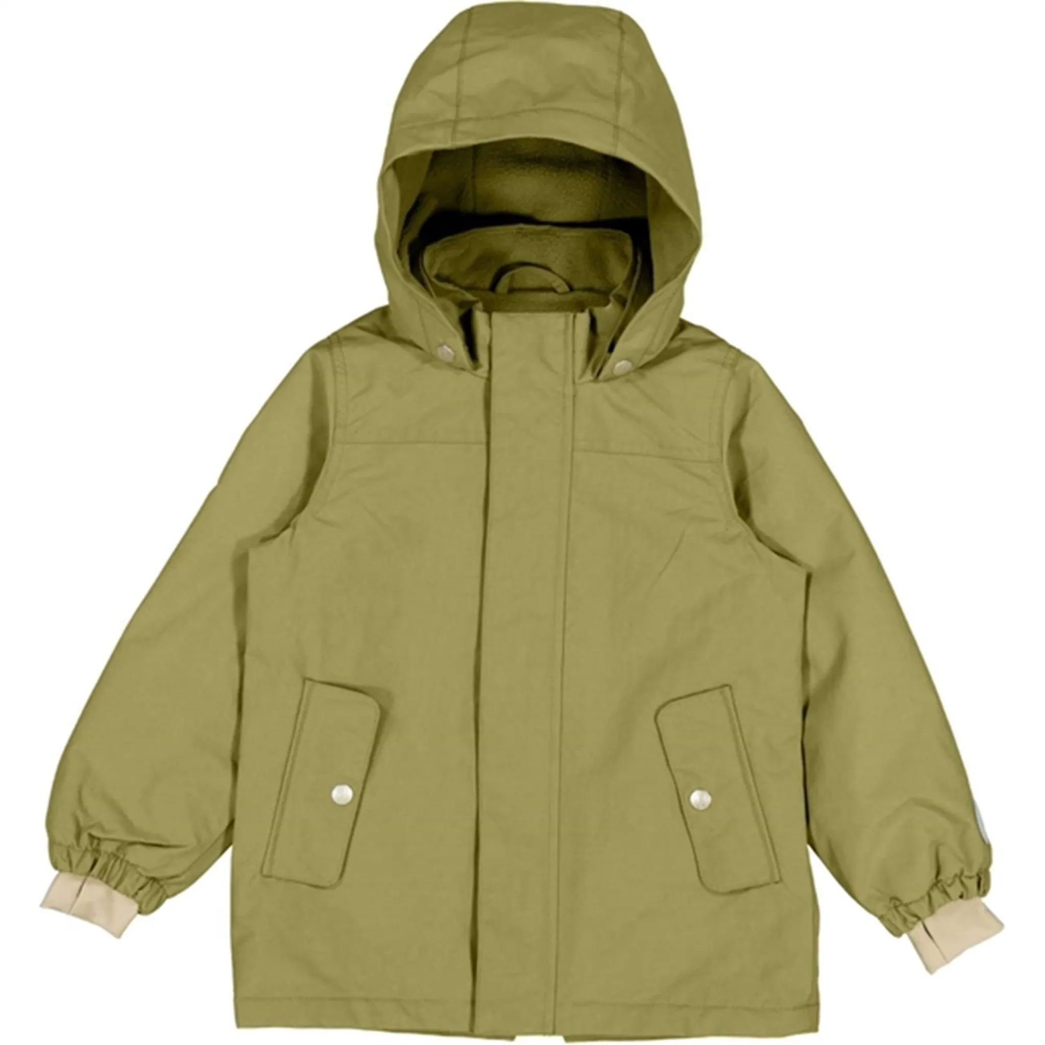 Wheat Jacket w. Fleece Karl Tech Heather Green Office Look