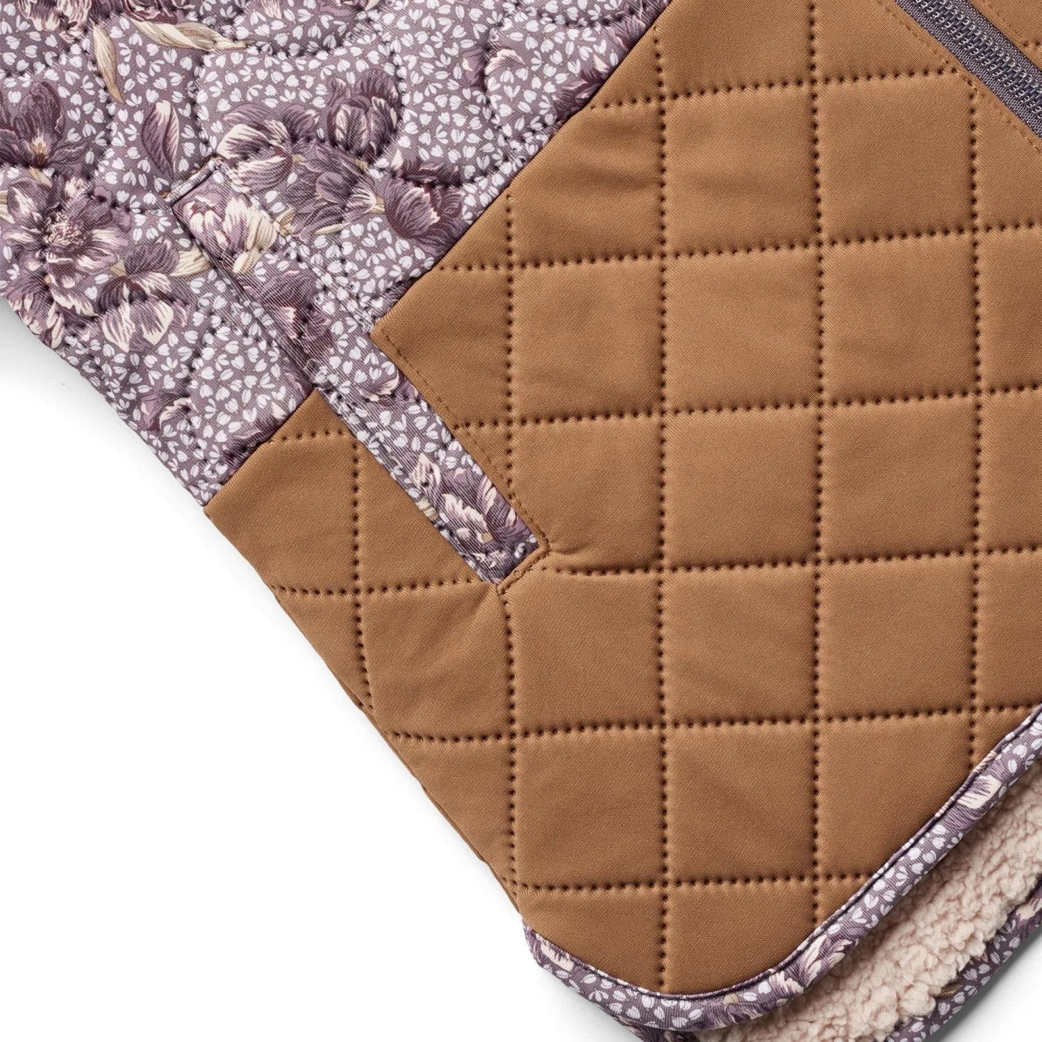 Wheat Lilac Tulips Thermo Jacket Hadis Multipurpose Curve-Enhancing