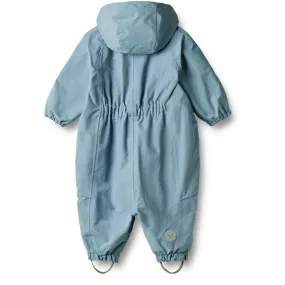 Wheat Outdoor Suit Olly Tech Blue Lagoon Casual-Look Pleated-Texture