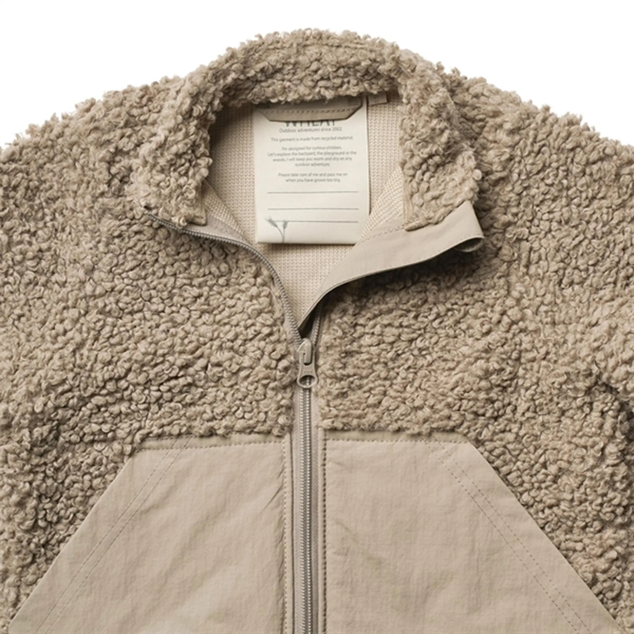 Outdoor Use Hazard Wheat Pile Tiko Jacket Beige Stone
