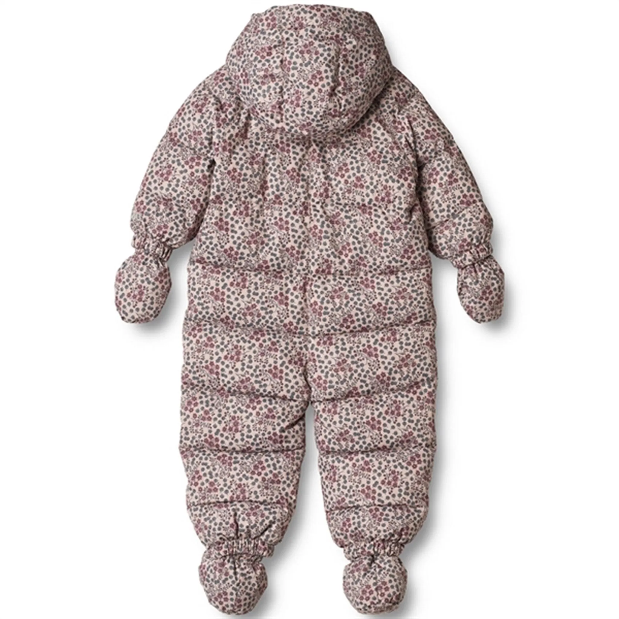 Reversible-Style Sequin-Detail Wheat Puffer Baby Suit Edem Pale Lilac Berries