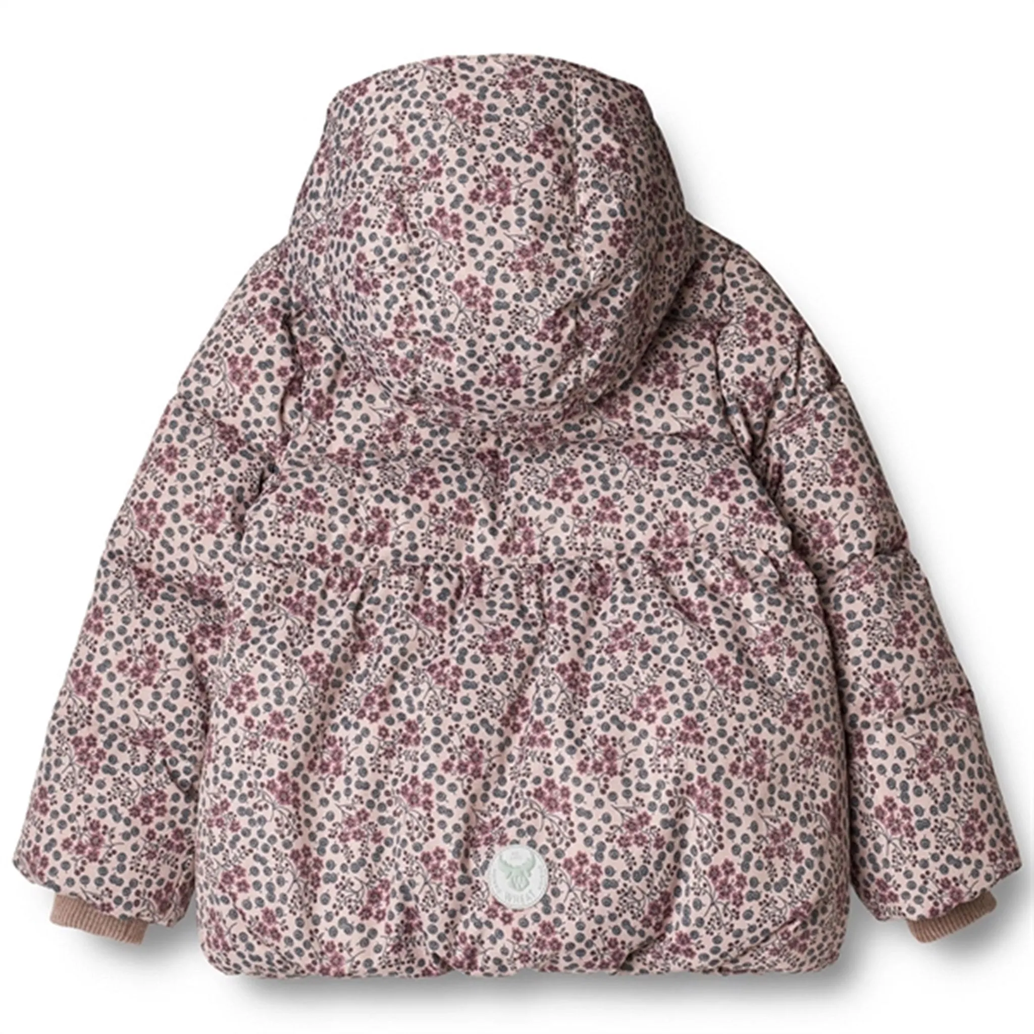 Wheat Puffer Jacket Karla Pale Lilac Berries Street-Style Trendy button-down