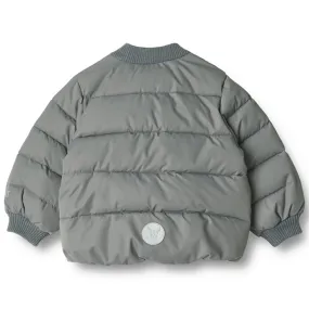 Wheat Puffer Jacket Yuri Autumn Sky Longline-Length Stylish formal blouse