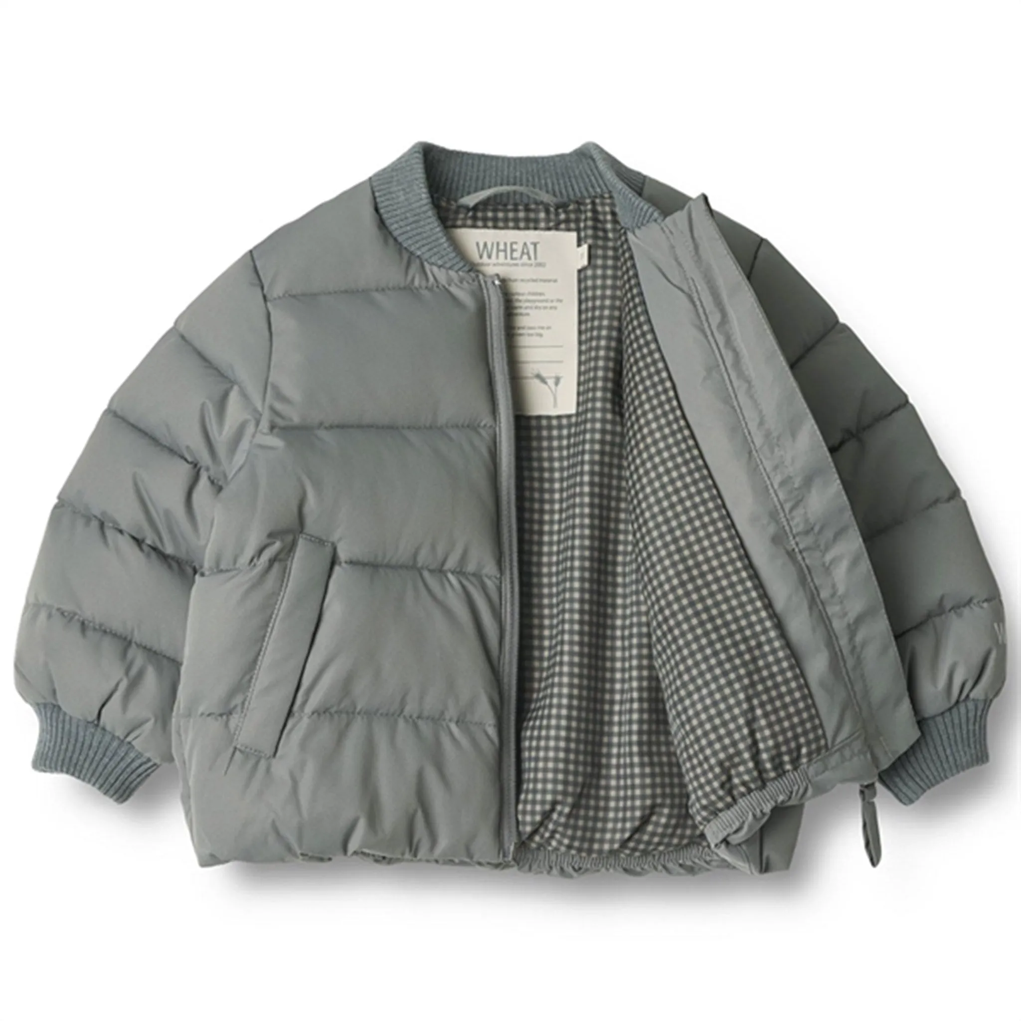 Wheat Puffer Jacket Yuri Autumn Sky Mix-And-Match