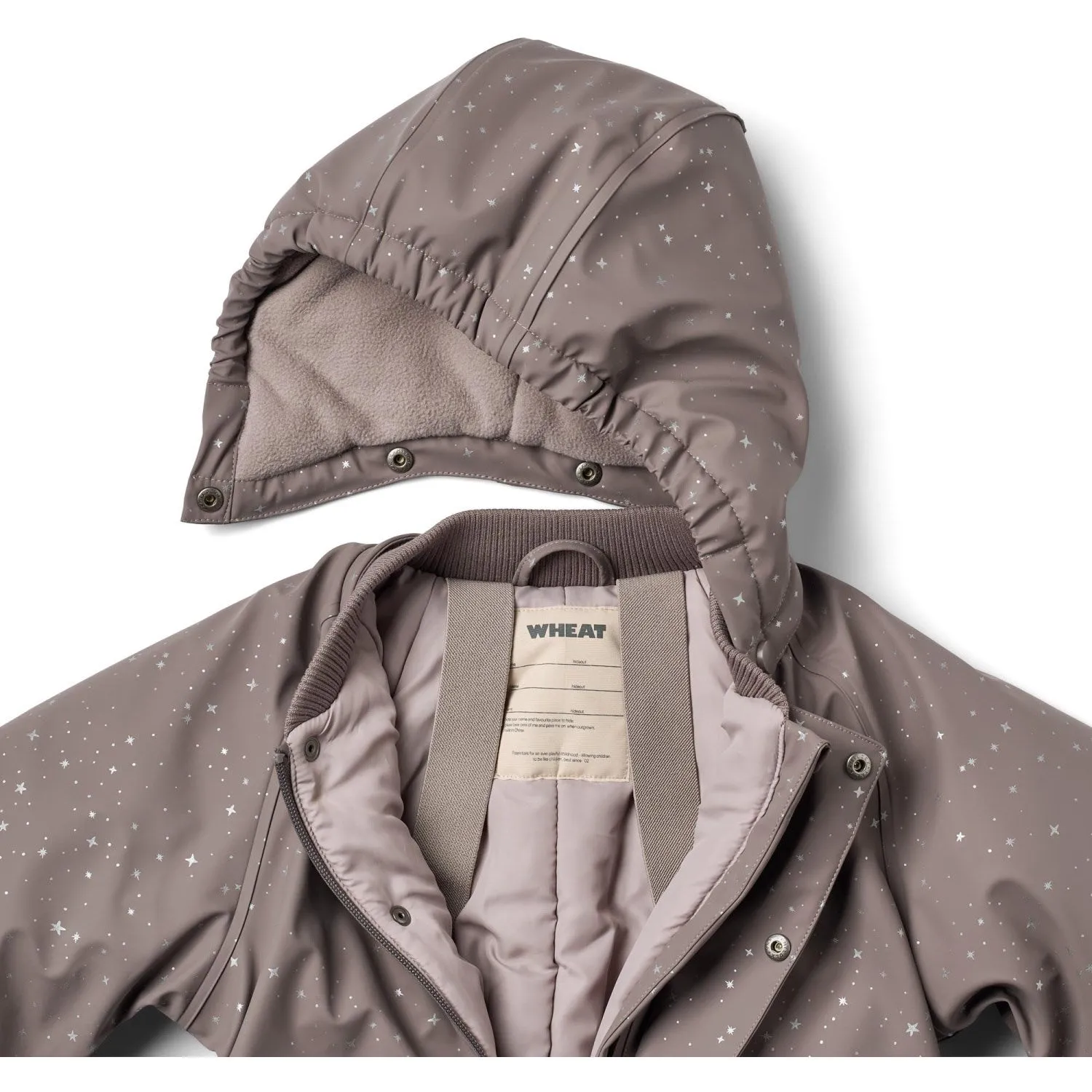 Wheat Purple Stone Stars Wintersuit Ludo Lightweight
