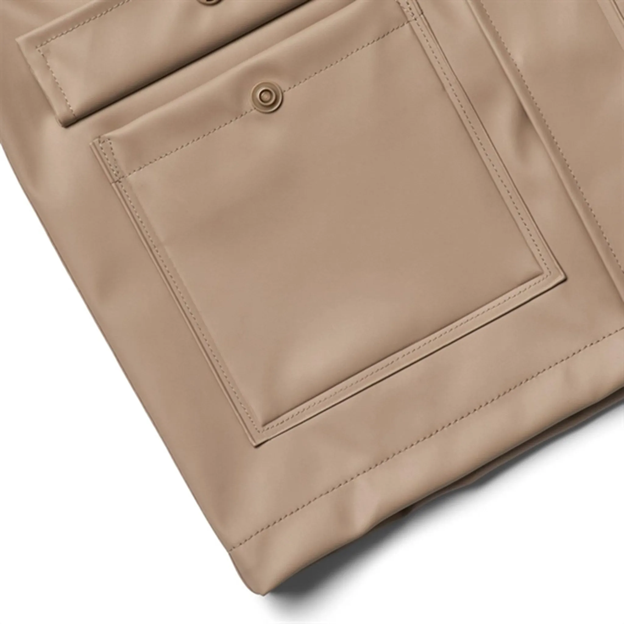 Wheat Rain Jacket Ola Beige Stone technical fabric