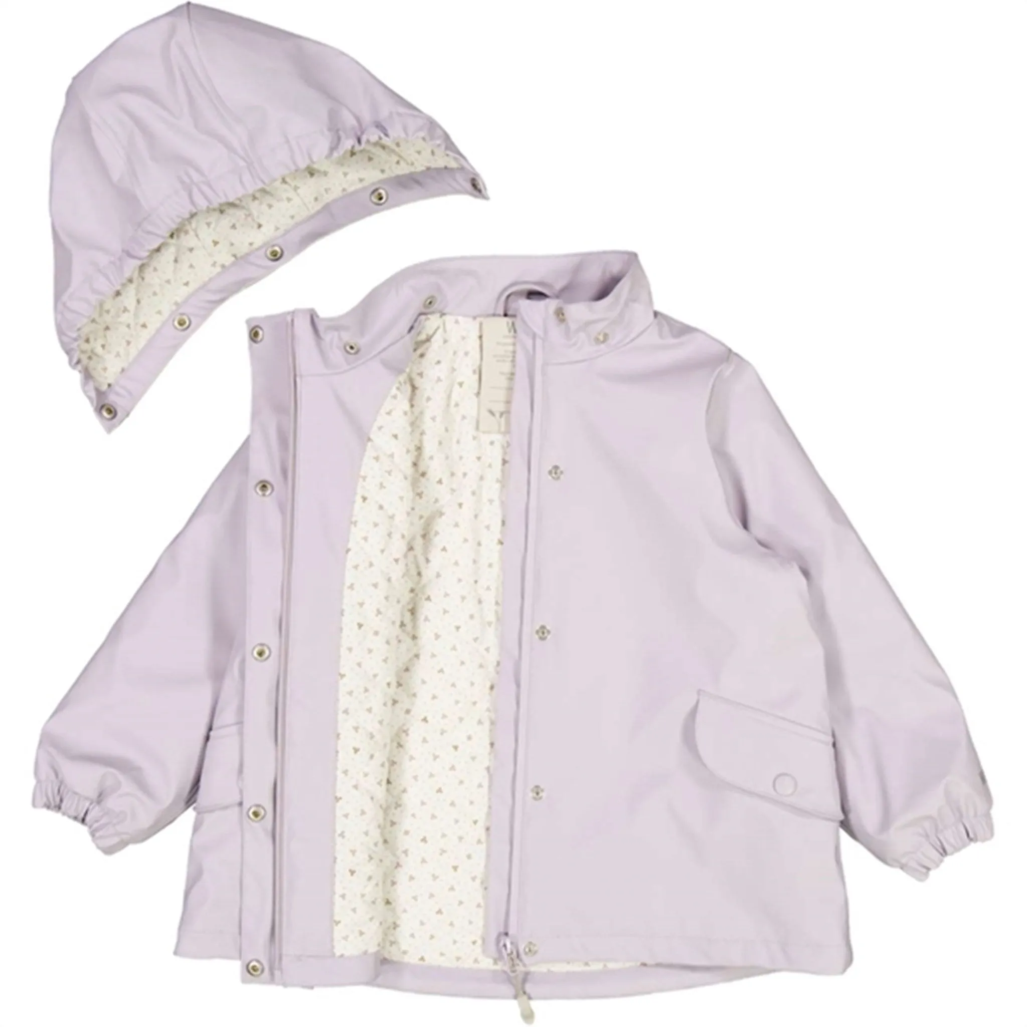 Garden-Party Trendy textured shirt Wheat Rain Jacket Rika Thermo Violet
