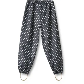 Wheat Rain Trousers Olo Ink Dots Adjustable Hood Fit