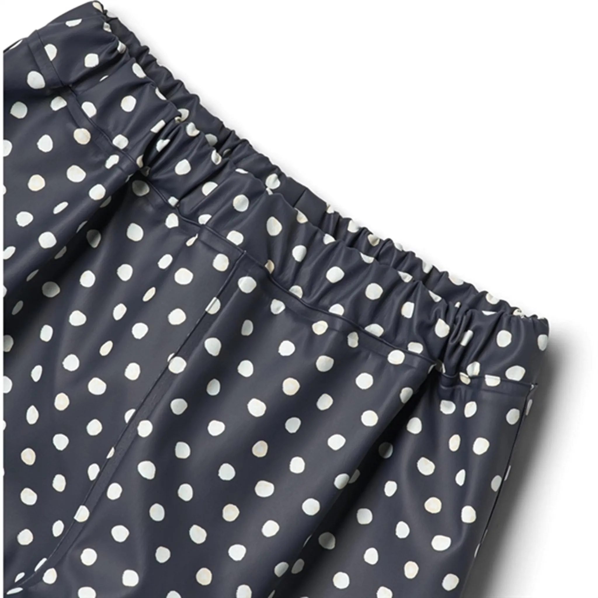 Foggy Morning Wheat Rain Trousers Olo Ink Dots