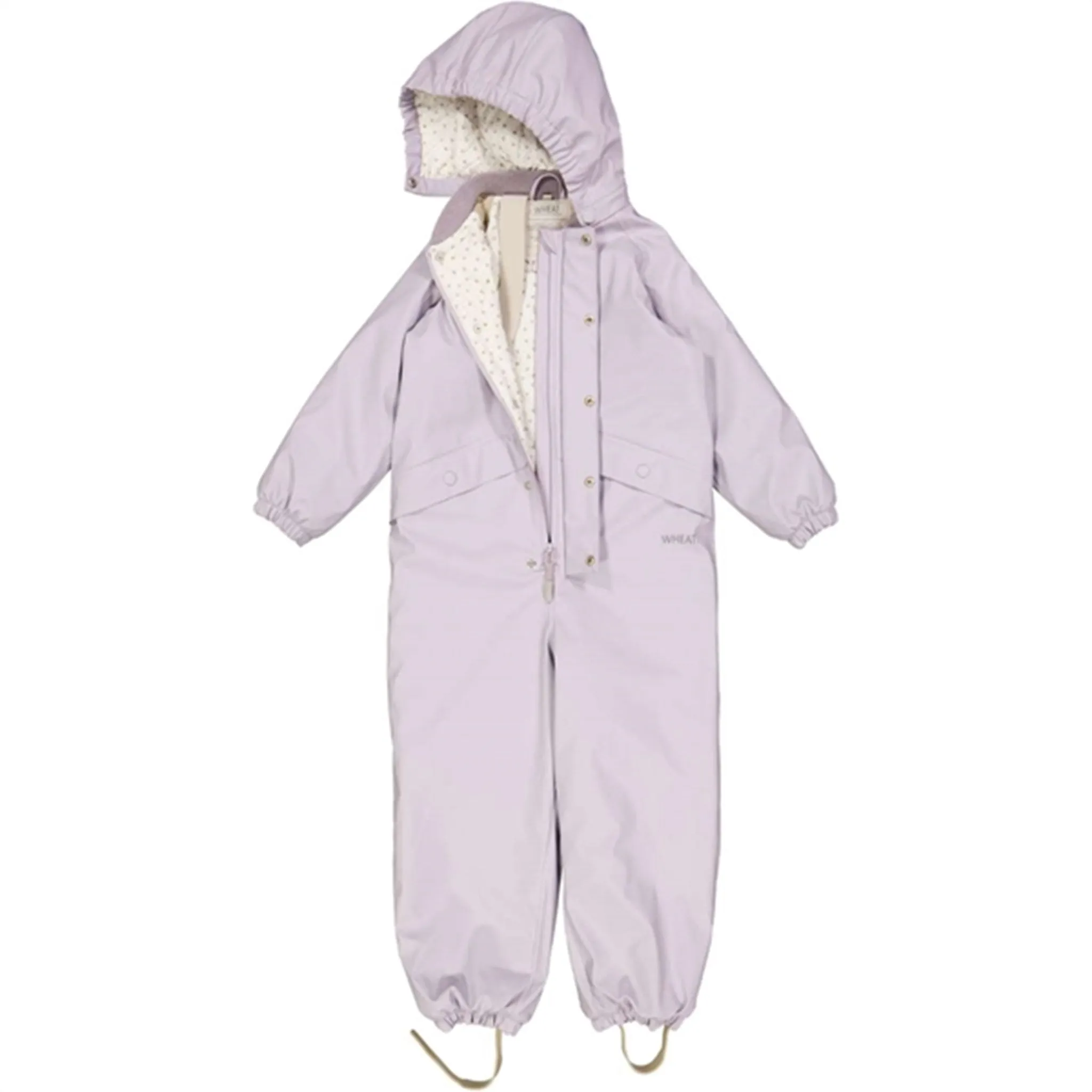 Wheat Rainsuit Aiko Thermo Violet Technical Rain Piece