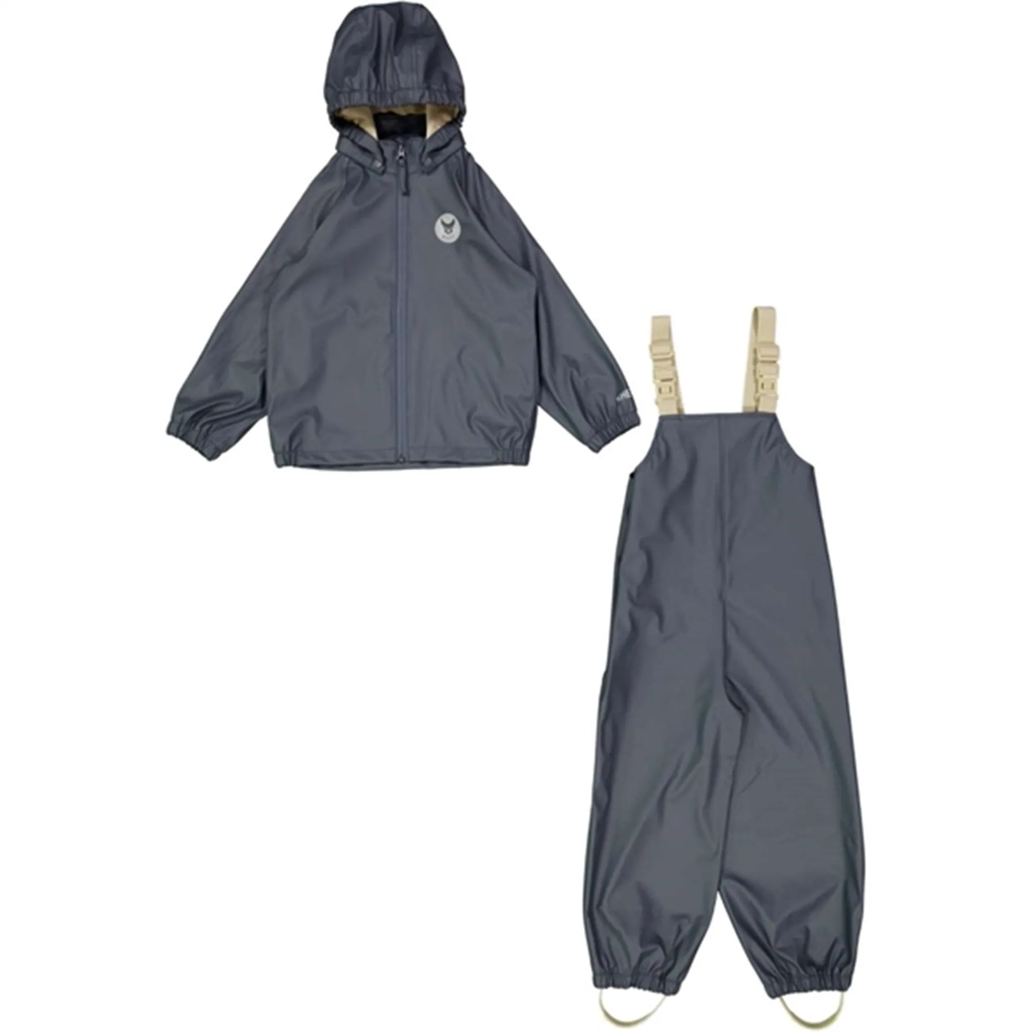 Wheat Rainwear Set Charlie Ink Slick Surface Wear
