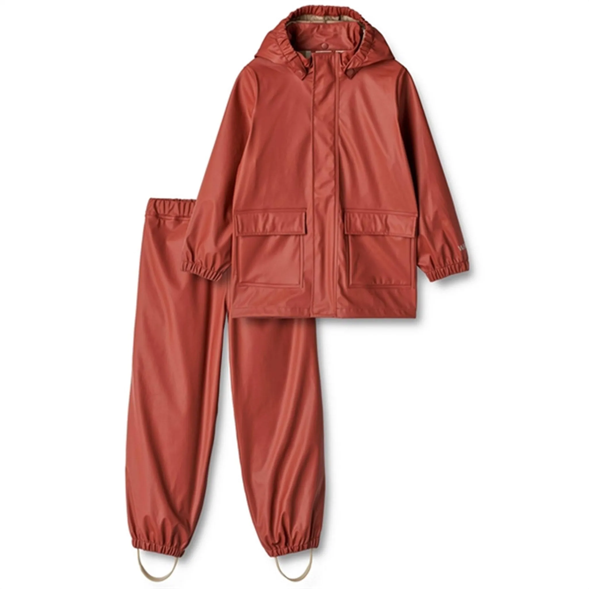 mountain gear Outdoorsy Travel Shell Wheat Rainwear Set Ola Red