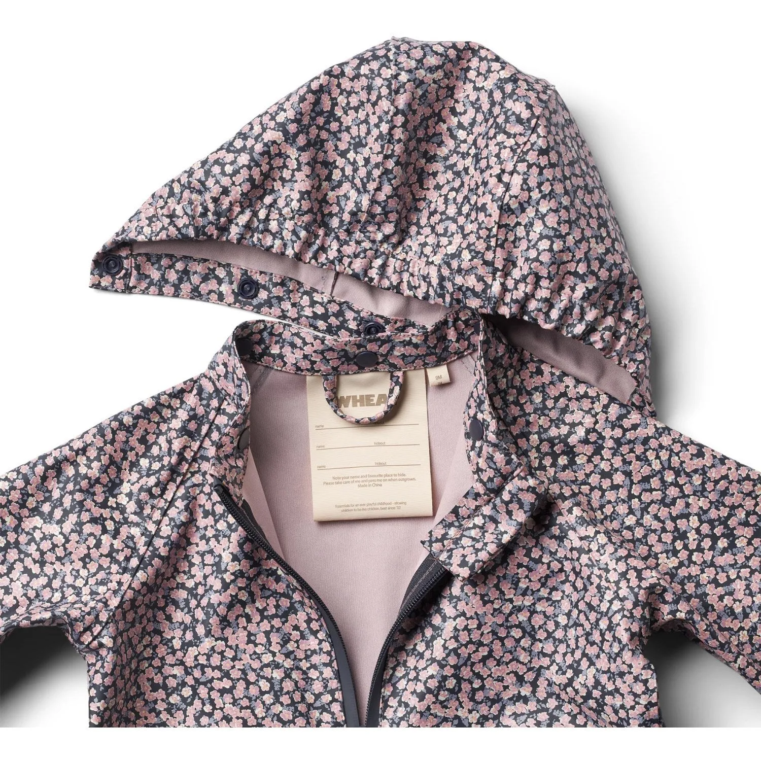 Wheat Rainy Flowers Rainsuit Mika Light Defense Cozy Outerwear