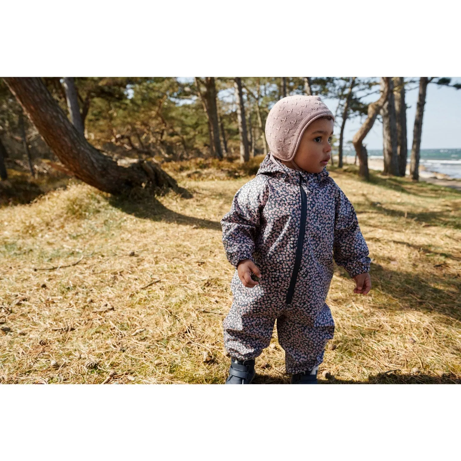 Breathable Outer Layer Urban Rain Fit Wheat Rainy Flowers Rainsuit Mika