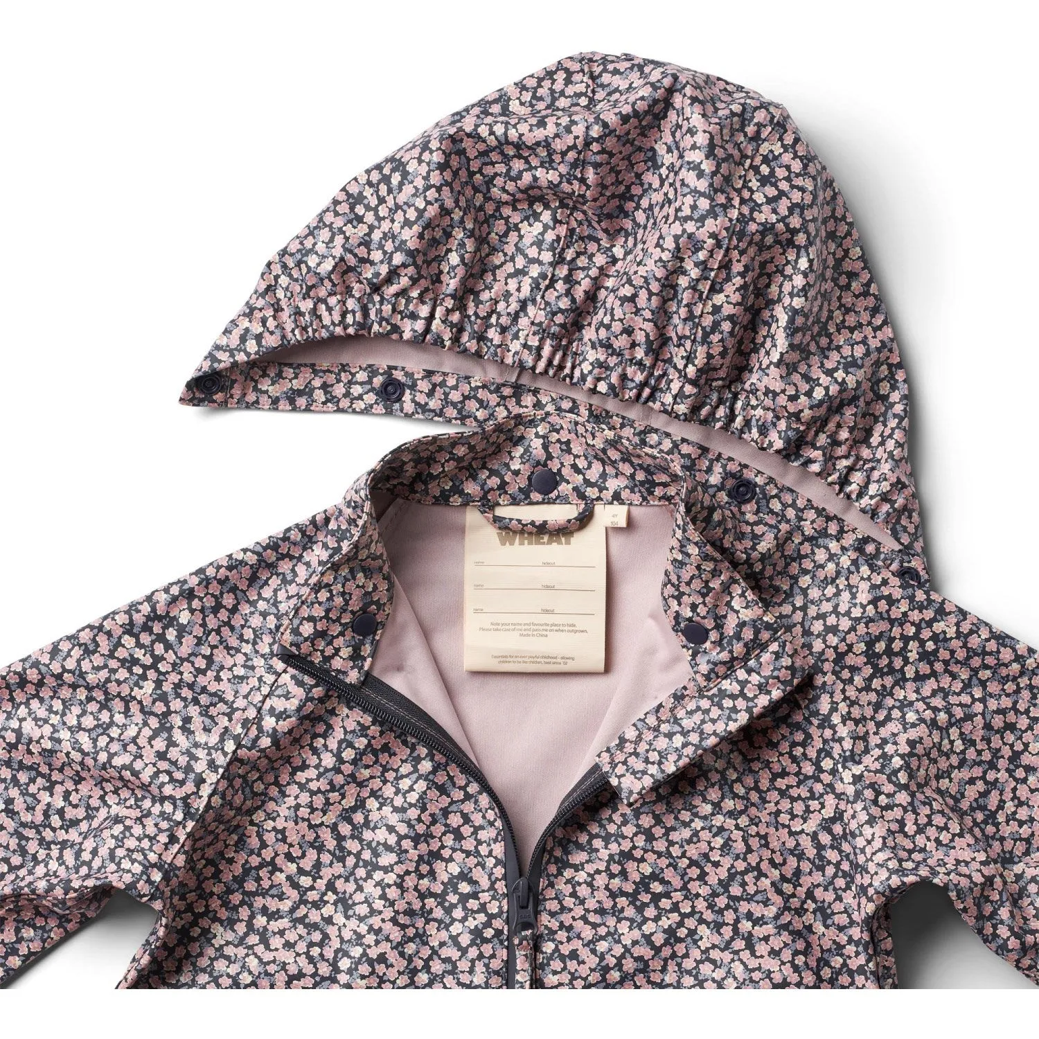 Season Ready Gear Commuter Look Wheat Rainy Flowers Rainwear Chardy Jacket