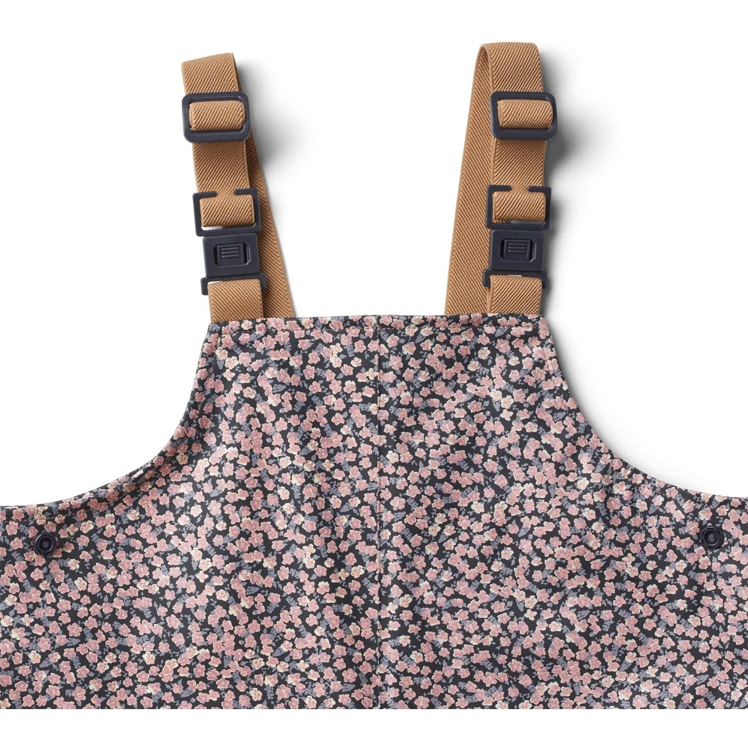 Wheat Rainy Flowers Rainwear Charlo Overall Sleek Fit